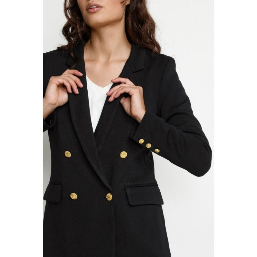 NWT CULTURE Black Cenette Classic Blazer